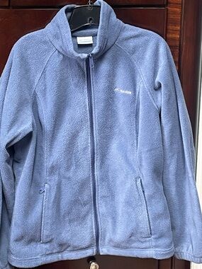 Columbia Blue Full-Zip Fleece Jacket